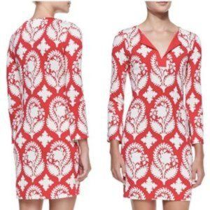 Diane von Furstenberg New Reina Two Printed Silk Dress 6